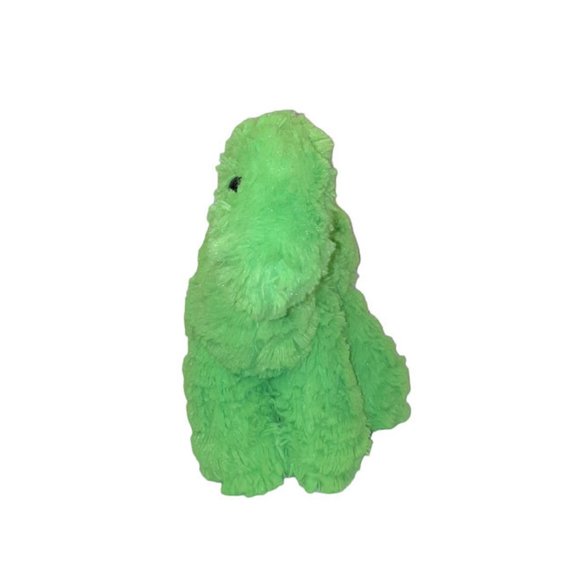 2016 Manhattan Toy Company Green Brontosaurus Dinosaur Plush Stuffed Beanbag Toy - Picture 2 of 5